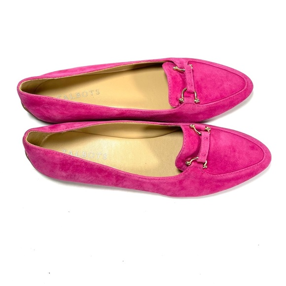 Talbots Women's Loafers Pointed Toe Pink Suede Size 6.5 M - Picture 9 of 12